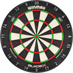 Steeldart Dartscheibe Blade X 3061 Sisal Board mit Dual Core Technologie ultradünnem Drahtsystem und Dart Zubehör