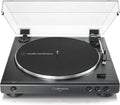 Vollautomatischer Plattenspieler AT-LP60X mit Riemenantrieb Stereo Analog 33 1/3 und 45 U/min Schwarz