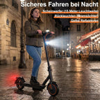 Elektroroller T3-DE mit Bluetooth App 350W Motor 30-35 km Reichweite 8,5 Zoll Wabenreifen Dual Bremssystem ABE