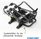 Heck Fahrradträger 10444 für 2 Fahrräder 12-29 Zoll bis 45 kg klappbar Stahl Rahmenhalter abschließbar