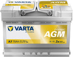 Autobatterie AGM A7 12V 70Ah 760A Start-Stopp Batterie für PKW Bleisäurebatterie Modell 570 901 076