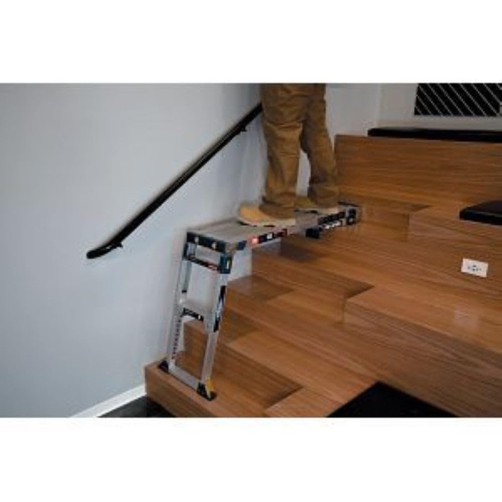 Verstellbare Arbeitsplattform Work & Access 79023 Aluminium Höhe einstellbar rutschfeste Plattform