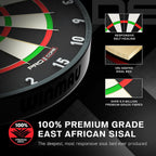 Steeldart Dartscheibe Blade X 3061 Sisal Board mit Dual Core Technologie ultradünnem Drahtsystem und Dart Zubehör