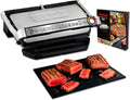 Kontaktgrill OptiGrill+ XL GC722D16 2000W mit 9 Grillprogrammen manueller Modus abnehmbaren Grillplatten und Garstufenanzeige