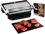 Kontaktgrill OptiGrill+ XL GC722D16 2000W mit 9 Grillprogrammen manueller Modus abnehmbaren Grillplatten und Garstufenanzeige