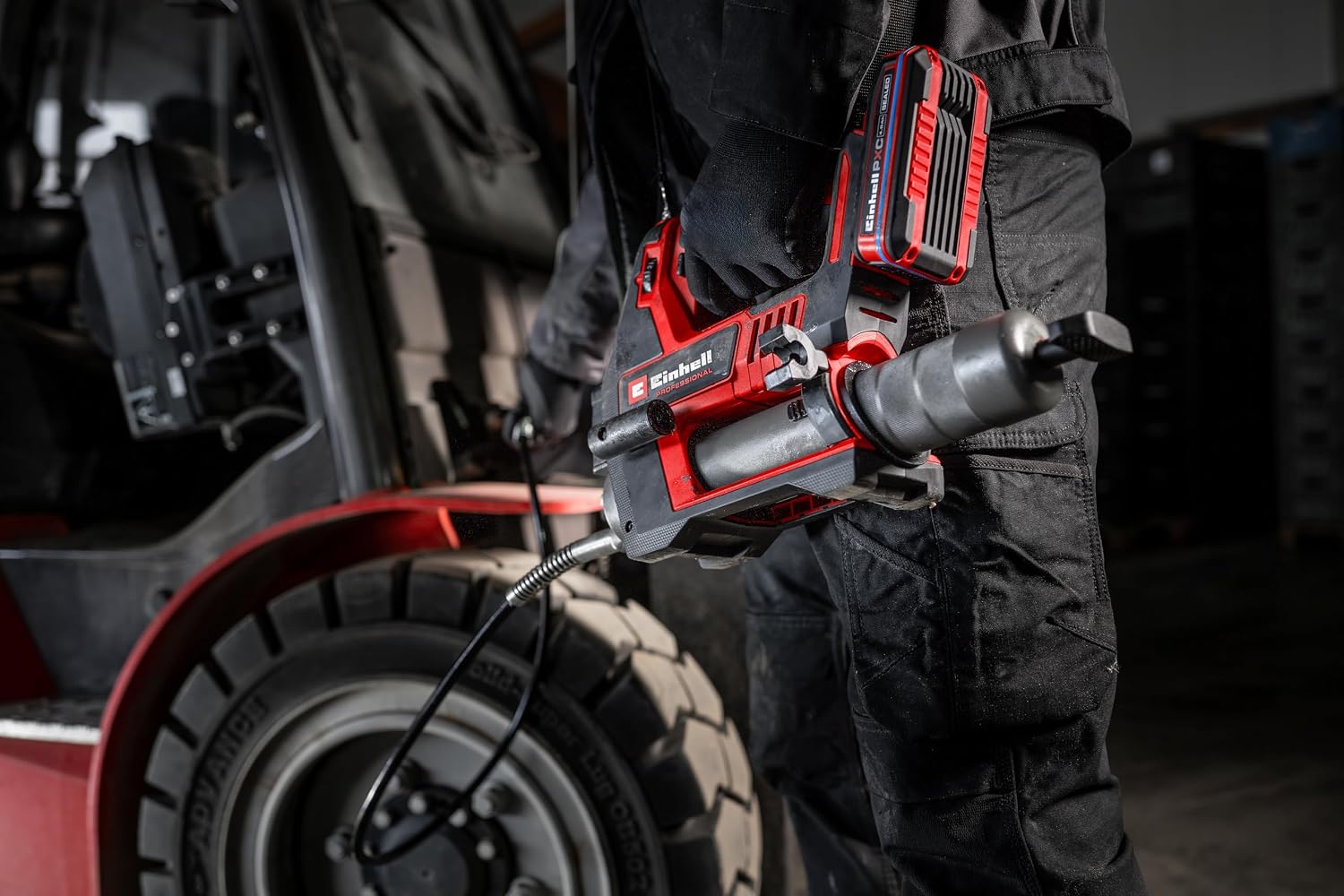 Akku Fettpresse TP-GR 18/690 Li 18V 690 bar 295 ml/min 2-Gang Fettmengenregulierung Power X-Change ohne Akku