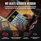 MPC Sample Sampler Sequenzer Effektprozessor MPCSAMPLE mit Akku USB-C Lautsprecher Mikrofon und 16 Pads