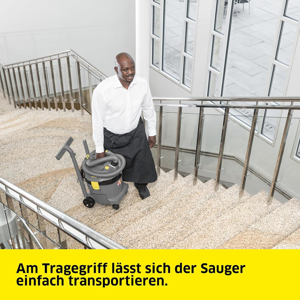 Nass Trockensauger NT 22/1 Ap L 1300W 22L Behälter PES Patronenfilter mit Saugschlauch Boden und Fugendüse