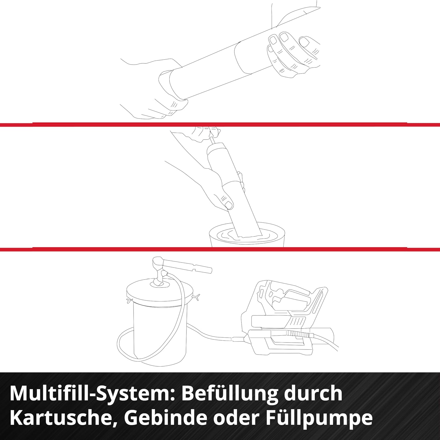 Akku Fettpresse TP-GR 18/690 Li 18V 690 bar 295 ml/min 2-Gang Fettmengenregulierung Power X-Change ohne Akku