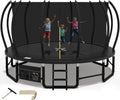 Outdoor Trampolin rund Ø228 cm mit Sprungtuch und Sicherheitszubehör verstärkte Stahlkonstruktion 27 Federn
