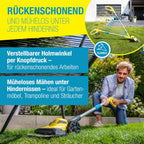 Akkurasentrimmer Kantenschneider FineCut 18V Set 25 cm Schnittbreite inkl Akku Ladegerät für kleine Gärten
