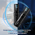 Kabellose Tattoo Maschine Set ULTRA-PLUS-H1-Kit 2.2-4.2 mm Hublänge 1600 mAh Akku mit Tattoo Drucker Bluetooth und Zubehör