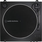 Vollautomatischer Plattenspieler AT-LP60X mit Riemenantrieb Stereo Analog 33 1/3 und 45 U/min Schwarz