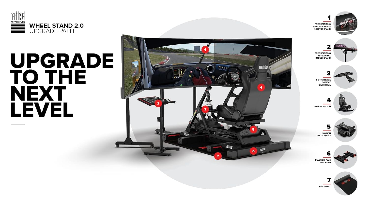 Gaming Lenkradständer Wheel Stand 2.0 kompatibel mit Lenkrädern Pedalen klappbares Design für Rennsimulation