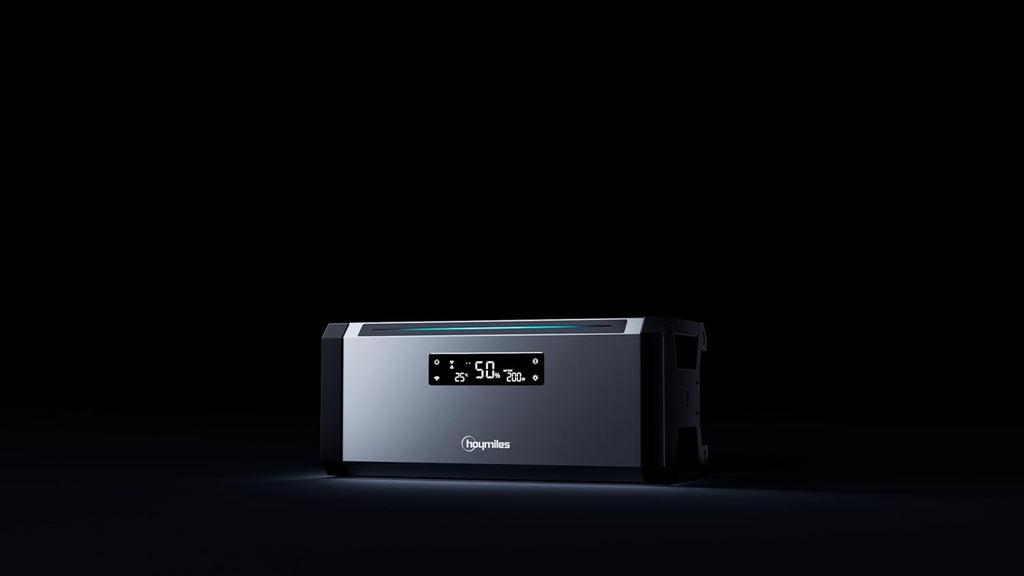 Solarbatterie HiBattery AC 1,92 kWh Speicher für Balkonkraftwerk Photovoltaik AC Kopplung erweiterbar bis 11,52 kWh