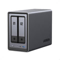 NAS Netzwerkspeicher 2-Bay Intel N100 8GB DDR5 RAM 2.5GbE Ethernet 2x M.2 NVMe Steckplätze 4K HDMI DXP2800 ohne Festplatten