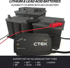Batterieladegerät Ladegerät PRO25S 25A 12V LiFePO4 Lithium Ionen Blei Säure Rekonditionierung Entsulfatierung Stromversorgung