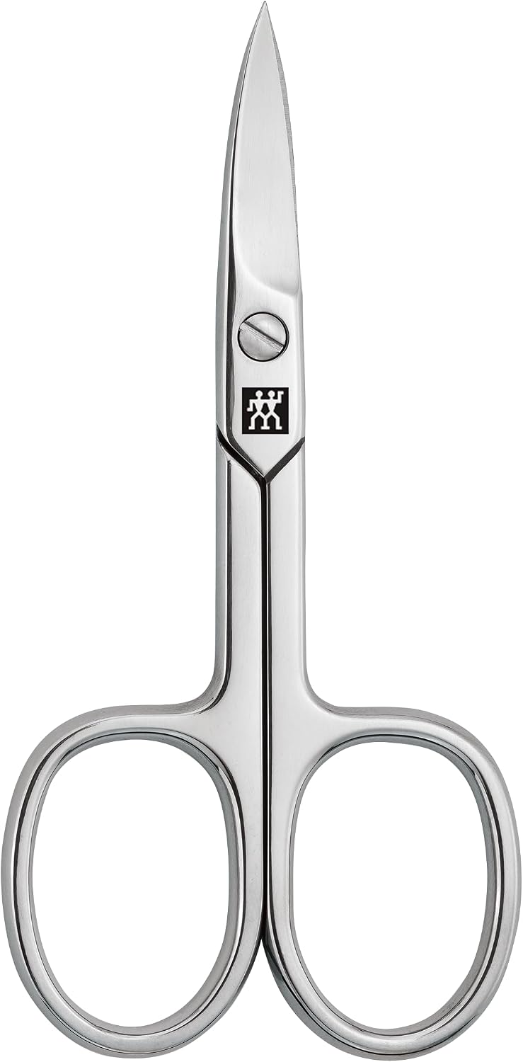Maniküre Set 10 teilig Edelstahl Nagelpflege Set mit Echtleder Etui Metallrahmen für Finger und Fußnägel