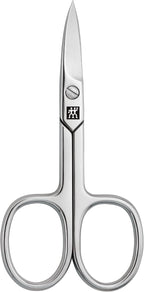 Maniküre Set 10 teilig Edelstahl Nagelpflege Set mit Echtleder Etui Metallrahmen für Finger und Fußnägel