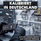 Atemalkoholtester elektrochemischer Sensor Speicherfunktion inkl Mundstücke Transporttasche AAA Batterien