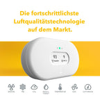 Luftqualitätsmessgerät View Plus Radon Feinstaub CO2 VOC Temperatur Luftfeuchtigkeit Luftdruck Smart Home WiFi