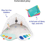 Baby Spielbogen mit Spielmatte Lovevery Play Gym 5 Entwicklungsbereiche mit 13 Aktivitätsspielzeugen für Babys
