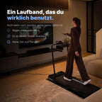 Laufband für Zuhause mit Steigung P106FA Walking Pad 1-12 km/h 9% Neigung LED Display Tablet Halterung