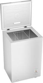 Gefriertruhe FCF98DE 99 L mit Schnellgefrierfunktion LED Beleuchtung 39 dB 4 Sterne Gefrieren freistehend