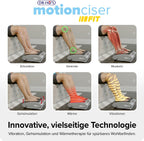 Elektrisches Fußmassagegerät MotionCiser Fit Gehsimulation mit Vibration 10 Stufen Infrarot-Wärme 30–50 °C inkl. Trainingsbänder