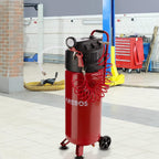 Druckluftkompressor AR-HE-LK150050S 50 L 1500 W 10 bar ölfrei mit 13-teiligem Zubehörset und 5 m Spiralschlauch
