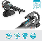Akku Laubsauger und Laubbläser PowerJet Collect 18V P4A 14895-55 mit Saugfunktion Blasfunktion Fangsack ohne Akku