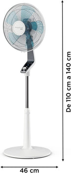 Standventilator VU5640 Turbo Silence Extreme 45 dB 72 m³/min Luftstrom 4 Geschwindigkeiten 120° Oszillation höhenverstellbar