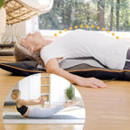 Elektrische Stretch Massagematte Ganzkörper mit Wärmefunktion AirFlow Luftkammern 4 Massageprogramme Schulter Rücken Nacken