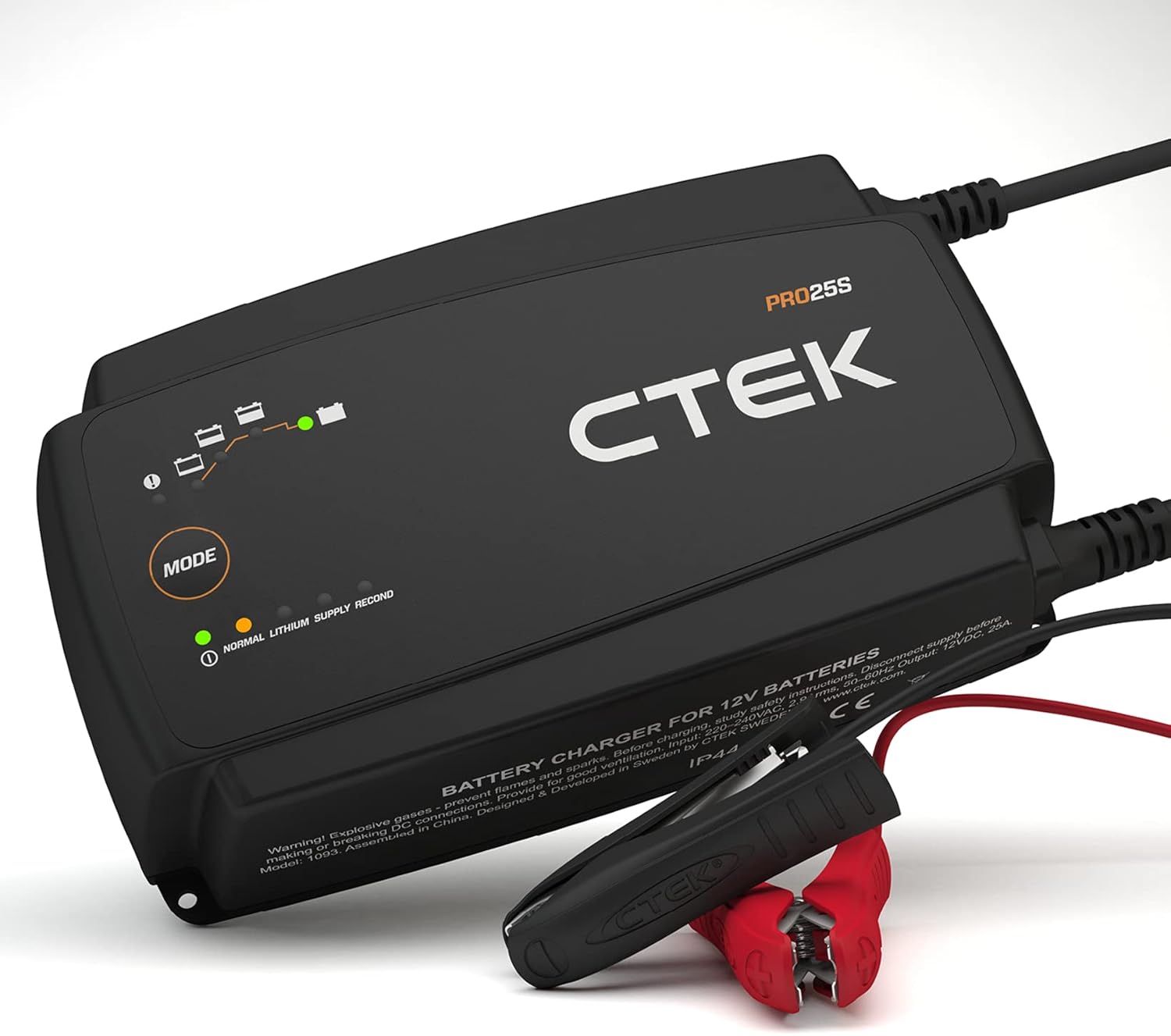 Batterieladegerät Ladegerät PRO25S 25A 12V LiFePO4 Lithium Ionen Blei Säure Rekonditionierung Entsulfatierung Stromversorgung