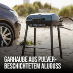 Gasgrill Explorer II Pro 2108 mit 2 Edelstahlbrennern 4,4 kW Grillthermometer Camping Tischgrill mit Grillrost