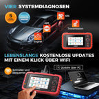 OBD2 Diagnosegerät CRP123X V3.0 4-System Diagnose Scanner EPB DPF Öl SAS BMS VIN 5 Zoll Android 7 1996-2026