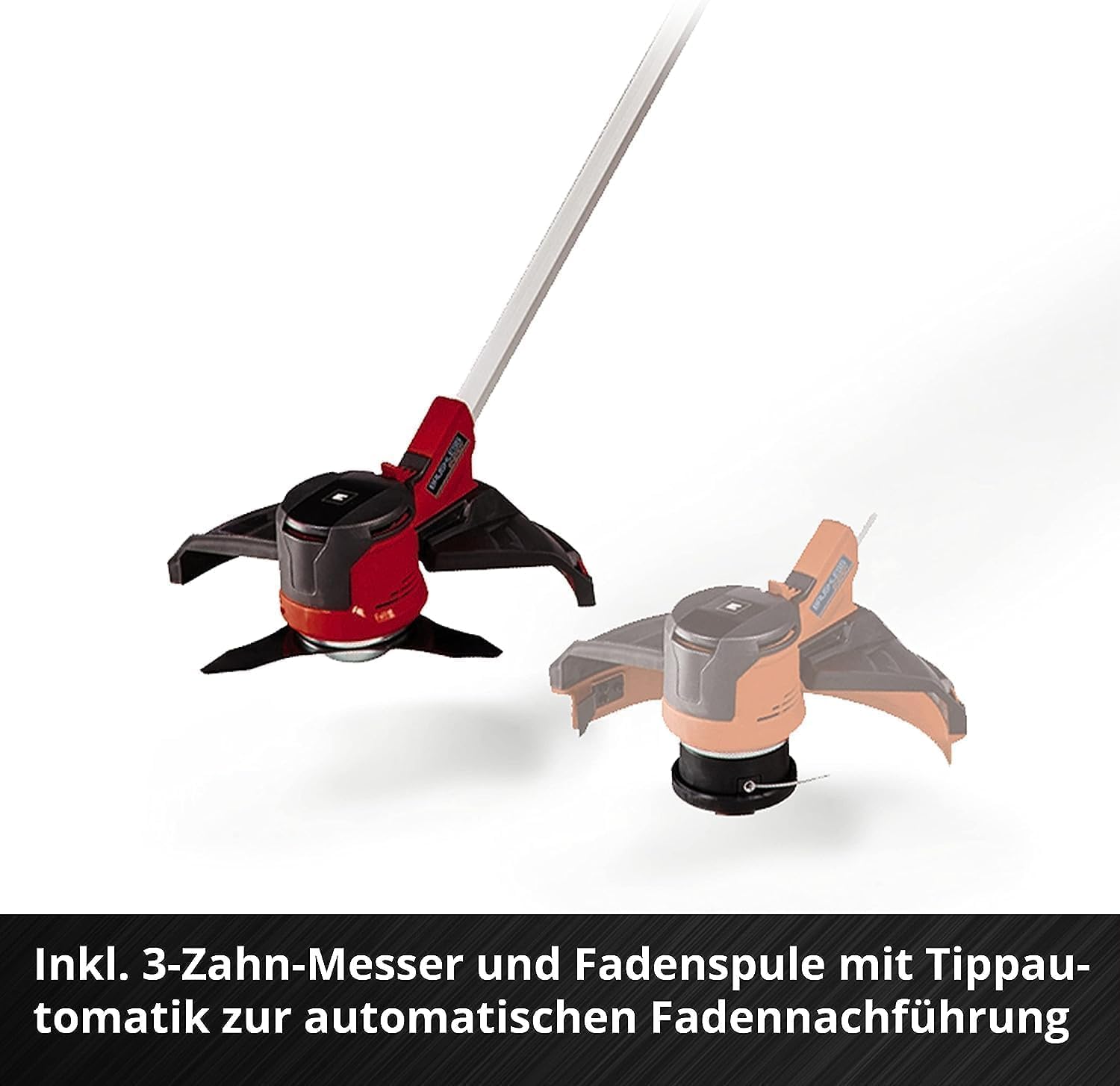 Akku Rasentrimmer Agillo 36/255 BL 2 x 18 V Brushless Motor 30 cm Schnittbreite Zweihandgriff ohne Akku und Ladegerät