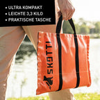 Faltbarer Steck Gas Camping Grill Edelstahl Outdoor Grill für EN417 Kartuschen 21x33x17 cm 3,3 kg SK100
