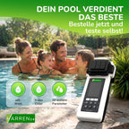 Elektronischer Pooltester PoolLab 2.0 Photometer Wasseranalysegerät mit Bluetooth DPD1 DPD3 pH CYA Alkalinität 170 Testtabletten