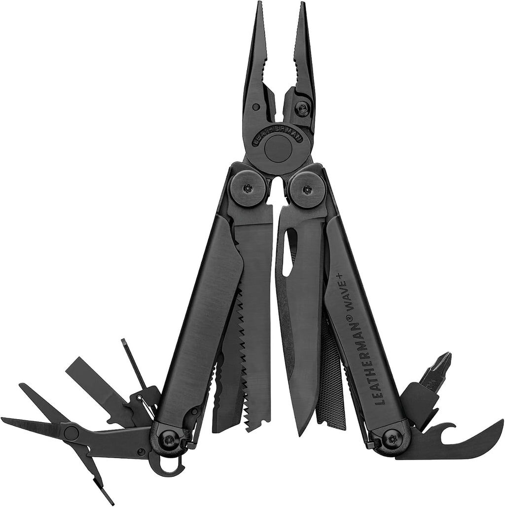Multitool Wave+ 832526 18-in-1 Edelstahl Werkzeug mit Zange Klinge Drahtschneider und Camping Zubehör