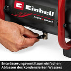 Akku Kompressor TE-AC 36/150 Li OF-Solo Power X-Change 36V 8 bar 6L Tank 150 l/min Ansaugleistung ohne Akku