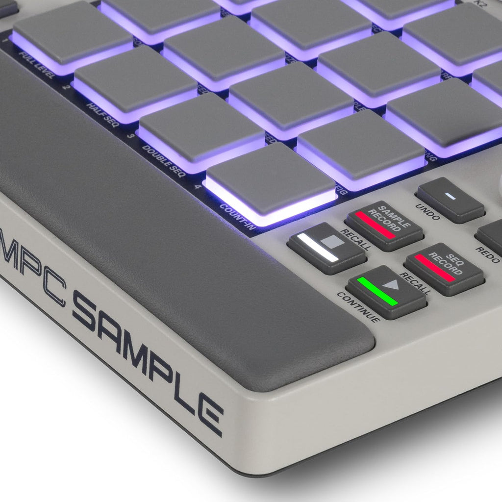 MPC Sample Sampler Sequenzer Effektprozessor MPCSAMPLE mit Akku USB-C Lautsprecher Mikrofon und 16 Pads
