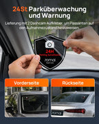 Dashcam A810 Lite Front und Rückkamera 4K 2160P mit 1080P Heckkamera 64GB Karte WLAN HDR Nachtsicht G-Sensor