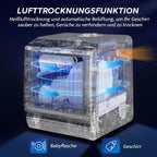 Tischgeschirrspüler AE-TDQR03 Mini Geschirrspüler mit 5L Wassertank 6 Programme Touch Control LED Display 400W