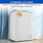 Gefriertruhe FCF98DE 99 L mit Schnellgefrierfunktion LED Beleuchtung 39 dB 4 Sterne Gefrieren freistehend