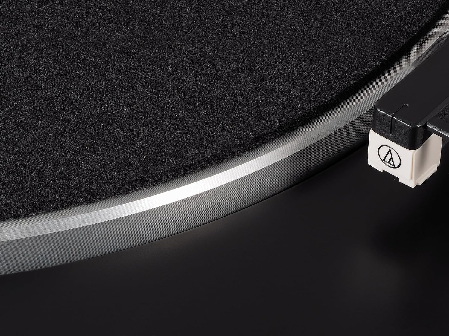 Vollautomatischer Plattenspieler AT-LP60X mit Riemenantrieb Stereo Analog 33 1/3 und 45 U/min Schwarz