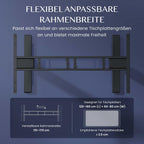 Höhenverstellbares Schreibtischgestell EC5 PRO elektrisch Dual Motor 160 kg Tragkraft 3-fach Teleskop Memory Steuerung LED Anzeige