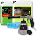 Reinigungspistole Z-020RS Set mit Polster Leder Reiniger 5L Kunststoff Reiniger Mikrofasertücher Auto Innenraum