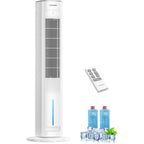 Turmventilator mit Wasserkühlung ATF-026L 38 Zoll 60W Verdunstungskühler mit Fernbedienung 3 Stufen 12H Timer