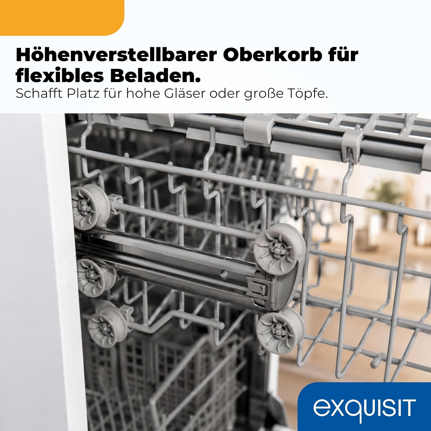 Geschirrspüler 45 cm 9 Maßgedecke GSP9309-030E 7 Programme 49 dB freistehend oder Unterbau weiß